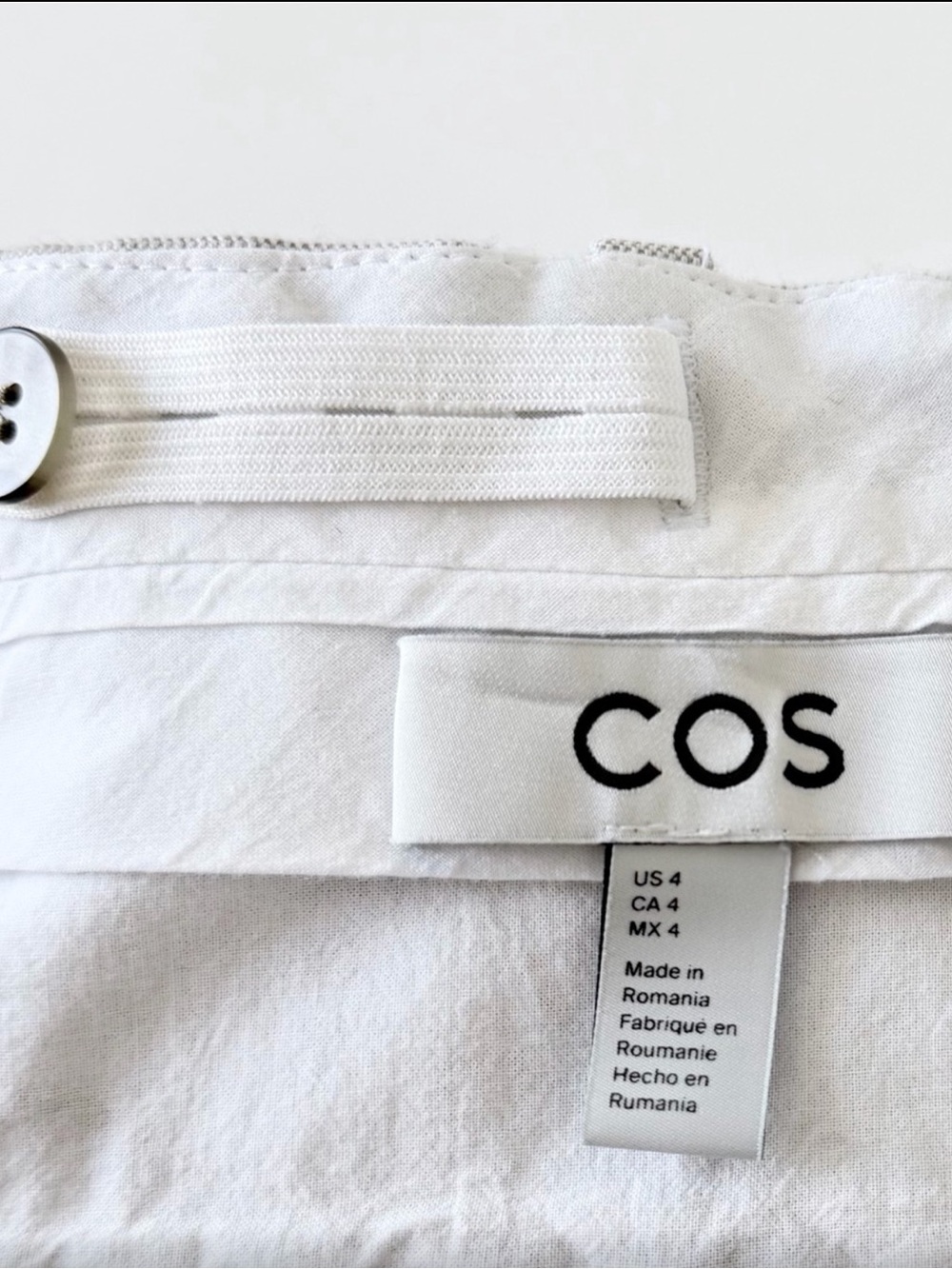 COS Beige Straight-Leg Pants - Picture 10 of 16